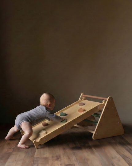 Cassarokids Mini Waldorf Climbing Triangle & Ramp